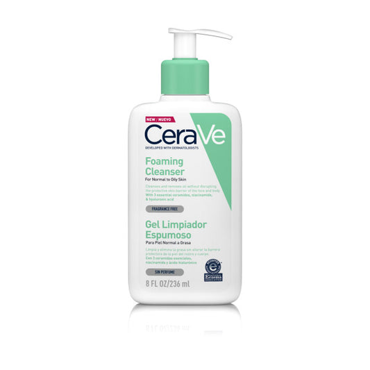 CERAVE GEL LIMPIADOR ESPUMOSO 236ML