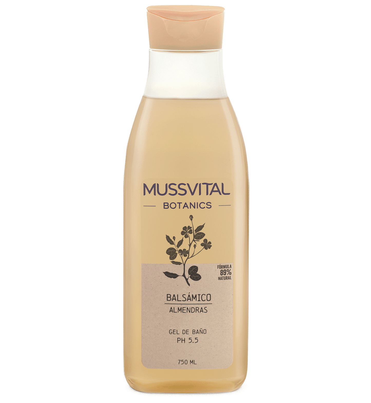 MUSSVITAL BOTANICS GEL ALMENDRAS 750ML