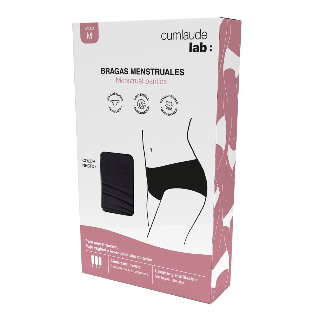 CUMLAUDE BRAGA MENSTRUAL NEGRA