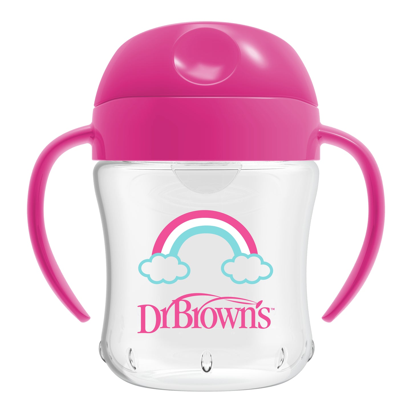 DR BROWNS VASO TRANS BOQUILLA SUAVE +6M 180ML