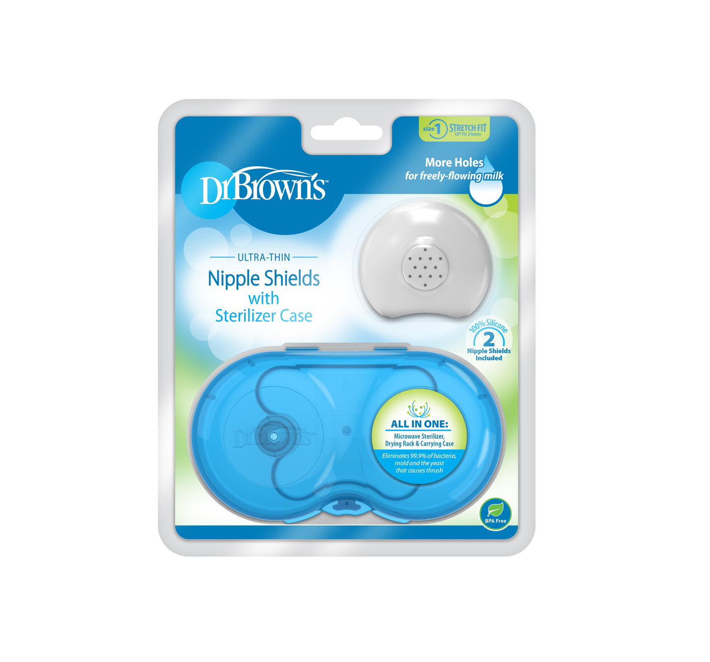 DR BROWNS PEZONERAS SILICONA 2U