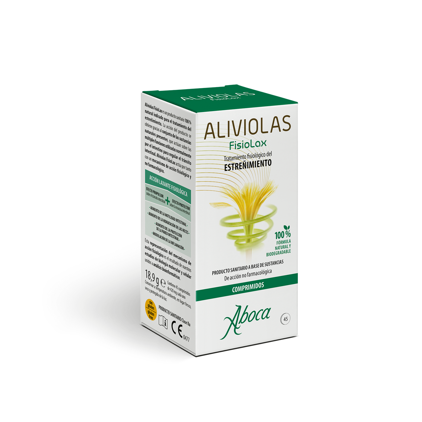 ABOCA ALIVIOLAS FISIOLAX 45 COMPRIMIDOS