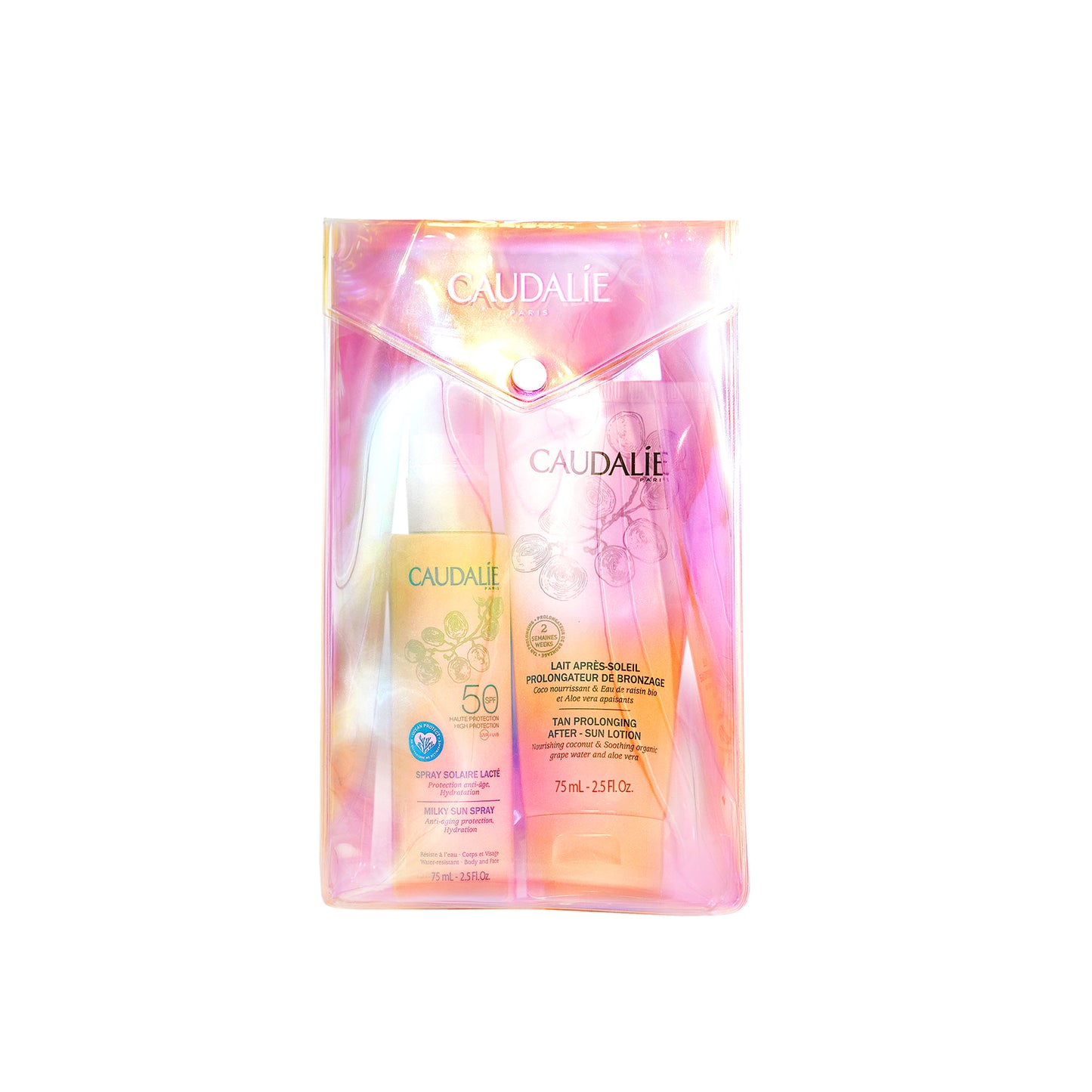 CAUDALIE SOLAR NECESER SPRAY SPF50 + AFTER SUN