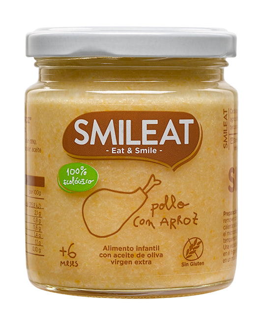 SMILEAT POTITO POLLO ARROZ ECO +6M 230G