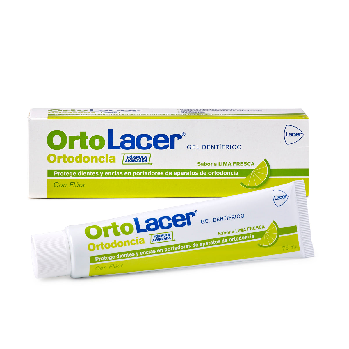 ORTOLACER GEL DENTIFRICO 75 ML LIMA FRESCA