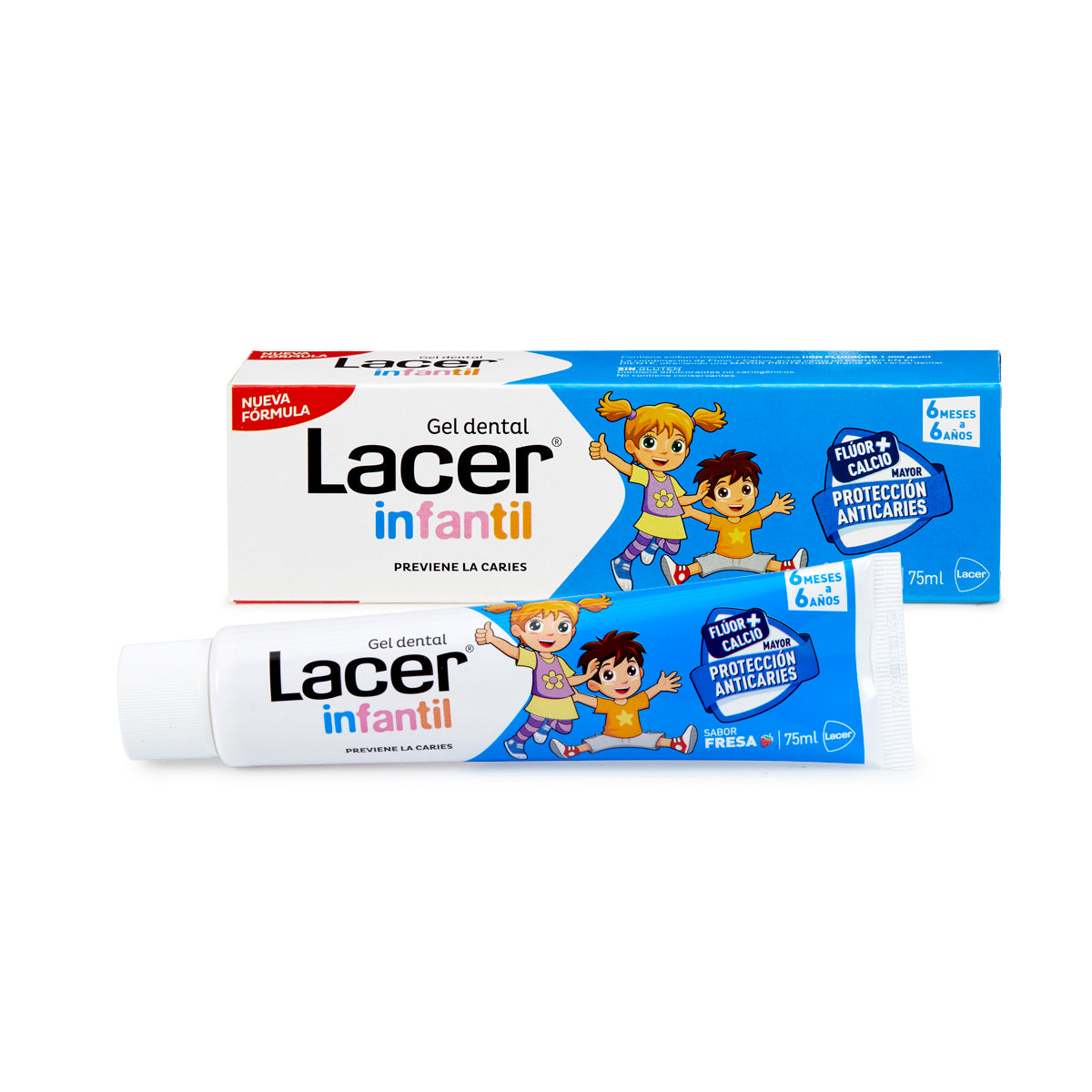 LACER INFANTIL GEL DENTAL 75 ML FRESA