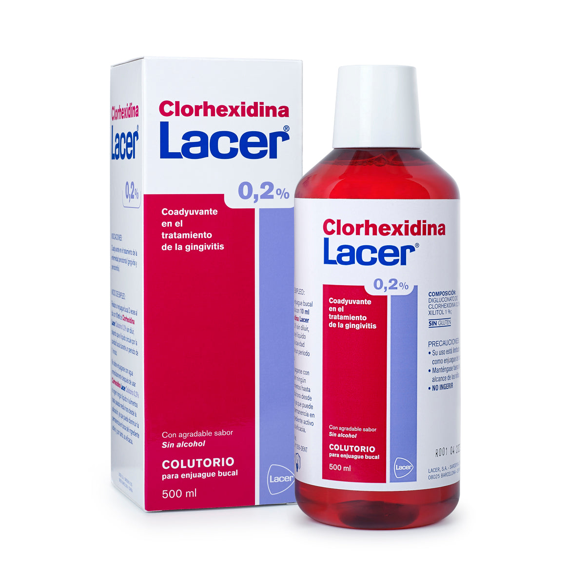 LACER CLORHEXIDINA COLUTORIO 0.2% 500 ML