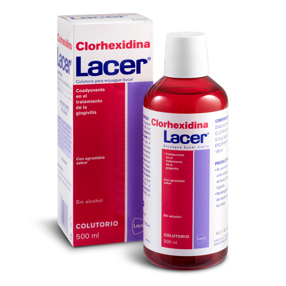 LACER CLORHEXIDINA COLUTORIO 500 ML