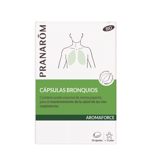 PRANAROM AROMAFORCE BRONQUIOS BIO 30 CAPSULAS