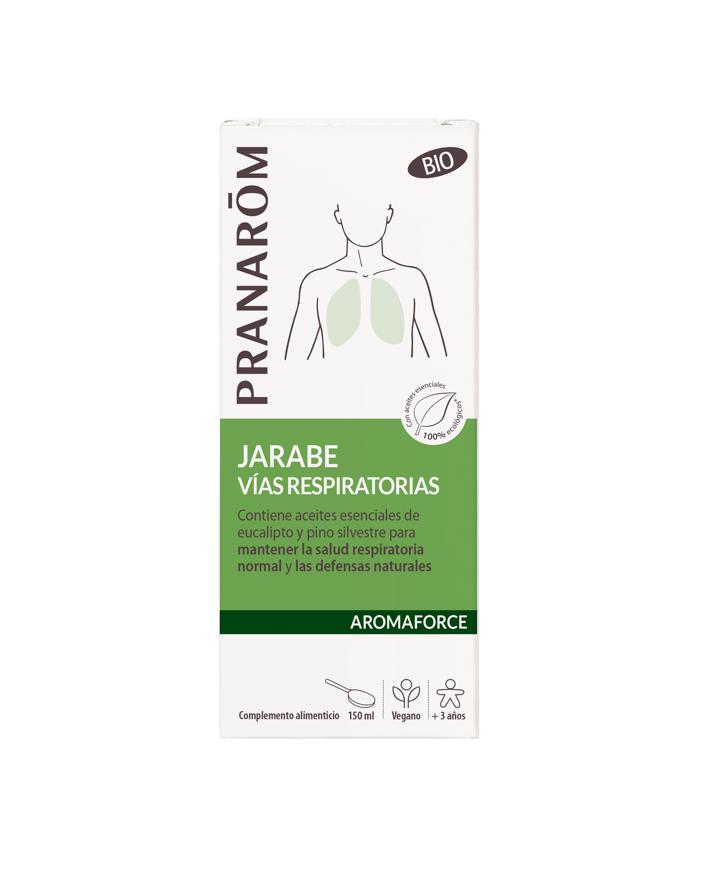 PRANAROM AROMAFORCE JARABE VIAS REPIRATORIAS 150ML