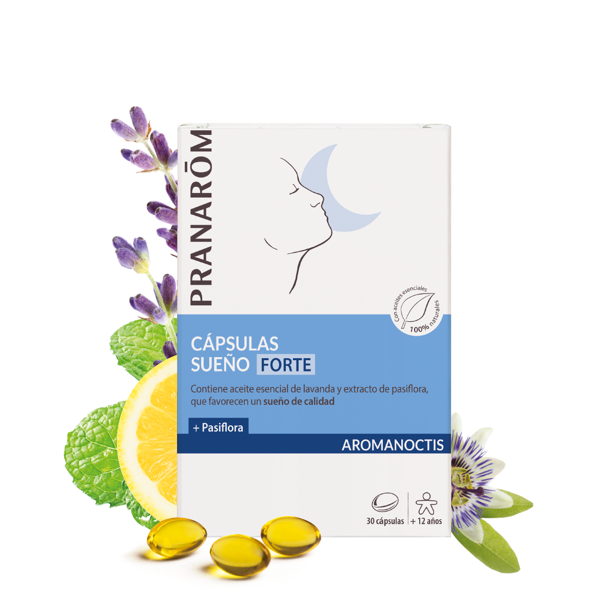 PRANAROM AROMANOCTIS SUEÑO FORTE 30 CAPSULAS