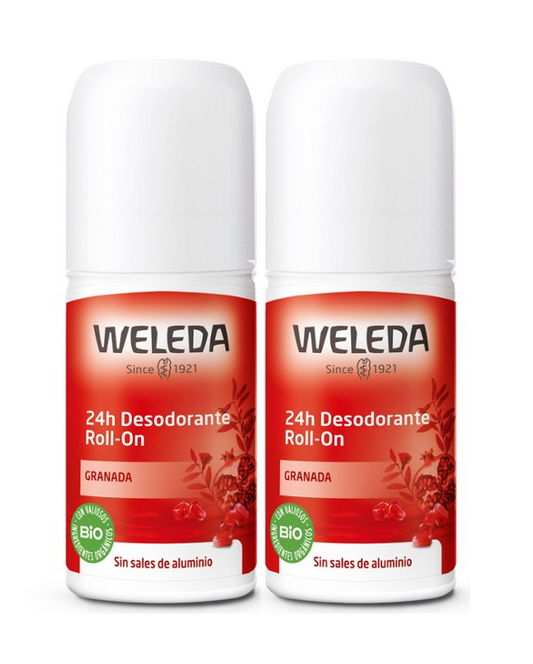 WELEDA DESODORANTE ROLL-ON GRANADA 50ML DUPLO