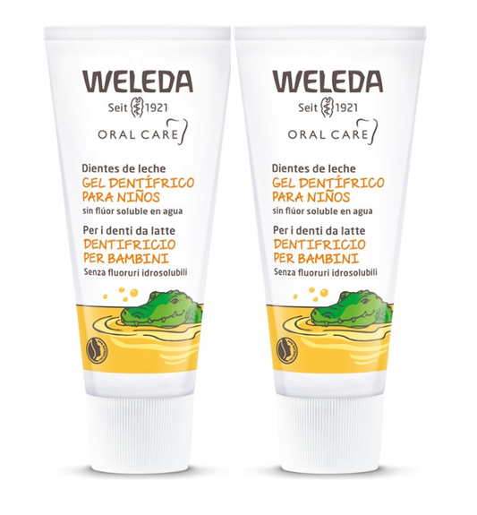 WELEDA GEL DENTIFRICO PARA NIÑOS 50ML DUPLO