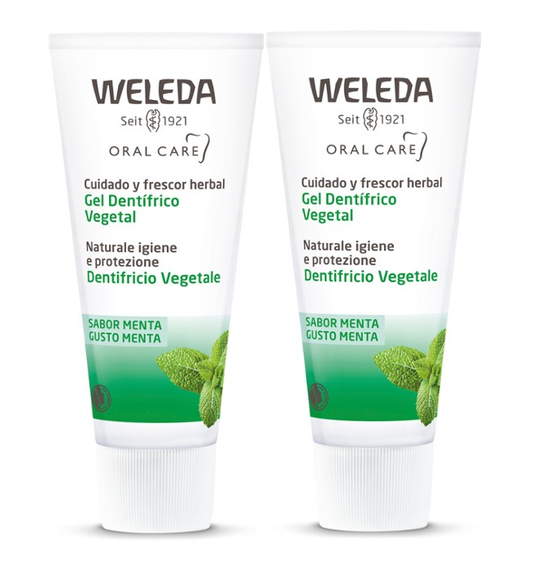 WELEDA GEL DENTIFRICO VEGETAL 75ML DUPLO
