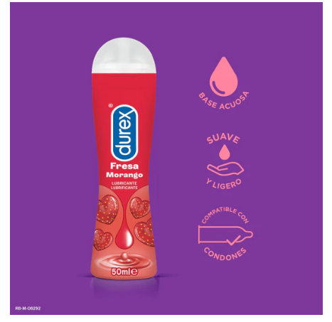 DUREX PLAY LUBRICANTE FRESA 50ML