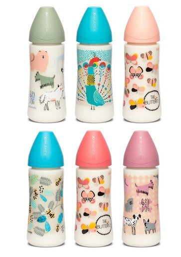 SUAVINEX BIBERON LATEX REDONDA PAPILLA 360ML +4M