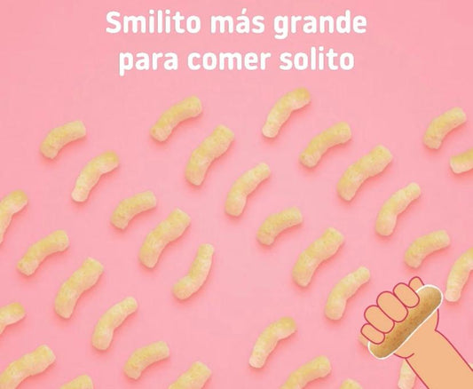 SMILEAT SMILITOS SNACK FRESA Y PLATANO 25G
