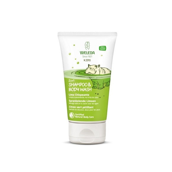 WELEDA KIDS 2EN1 CHAMPU Y GEL LIMA 150ML