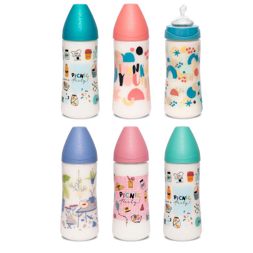 SUAVINEX BIBERON LATEX ANATOMICO FLUJO DENSO 360ML +6M