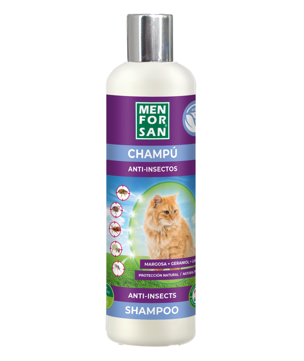 MENFORSAN CHAMPU ANTI INSECTOS GATOS 300ML