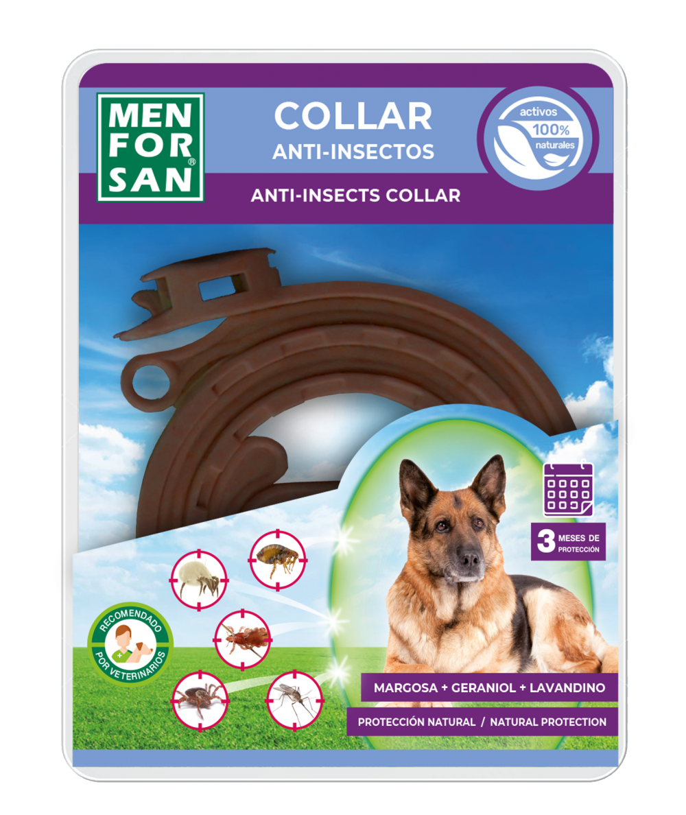 MENFORSAN COLLAR ANTI INSECTOS PERROS 3 MESES 1U