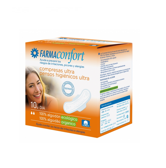 FARMACONFORT COMPRESAS E-PLANA DIA CON ALAS 10 U