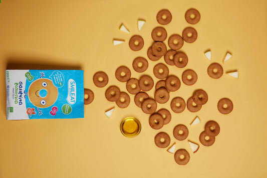 SMILEAT GALLETITAS ESPELTA Y MANZANA ECO 220G