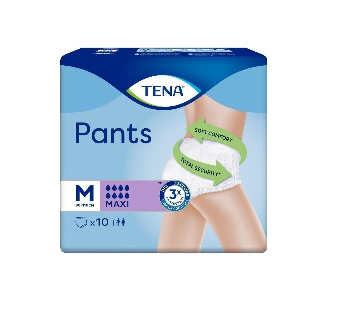 TENA PANTS MAXI TALLA M 10U