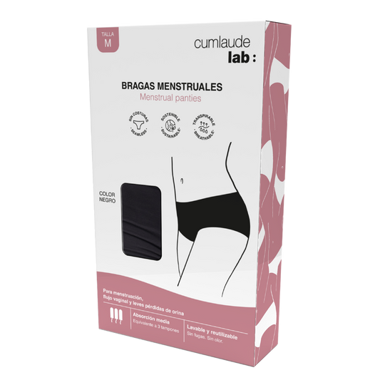 CUMLAUDE BRAGA MENSTRUAL NEGRA