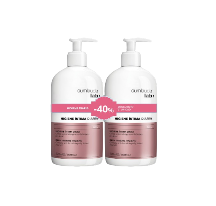 CUMLAUDE HIGIENE INTIMA DIARIA GEL 500+500ML