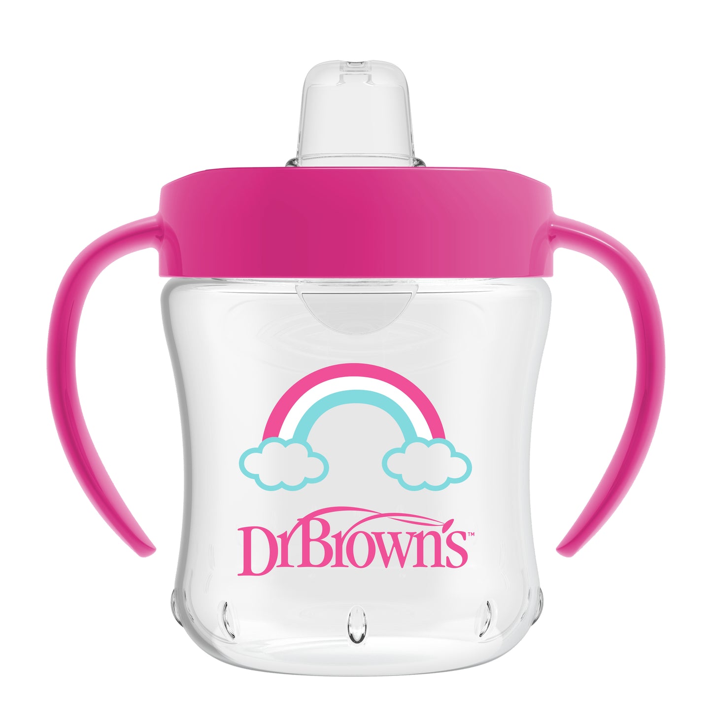 DR BROWNS VASO TRANS BOQUILLA SUAVE +6M 180ML