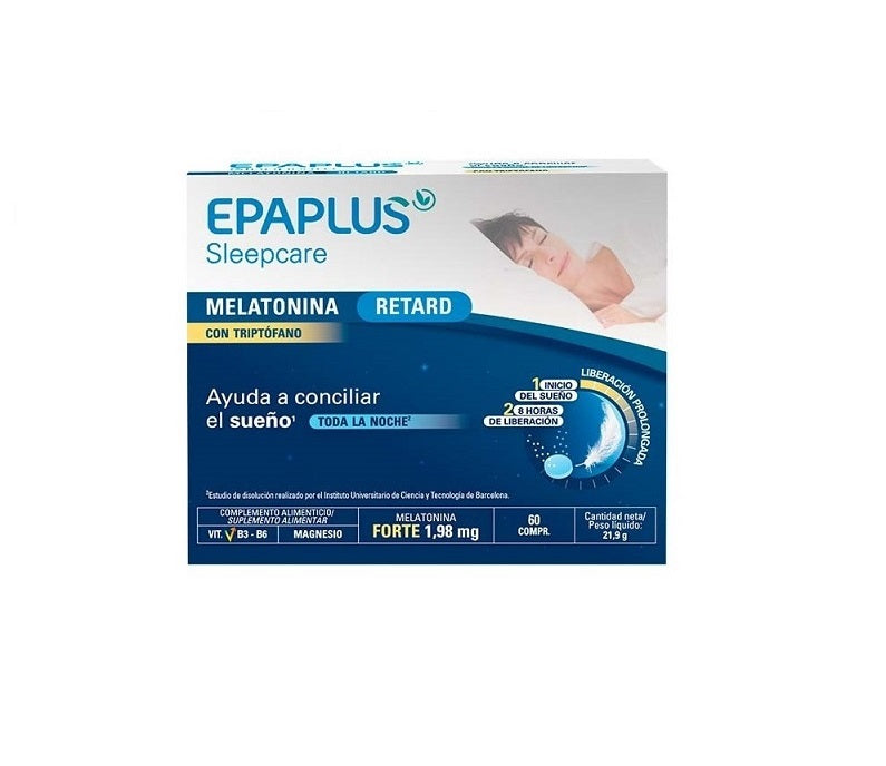 EPAPLUS MELATONINA RETARD TRIPTOFANO 1.98 MG 60 COMPRIMIDOS