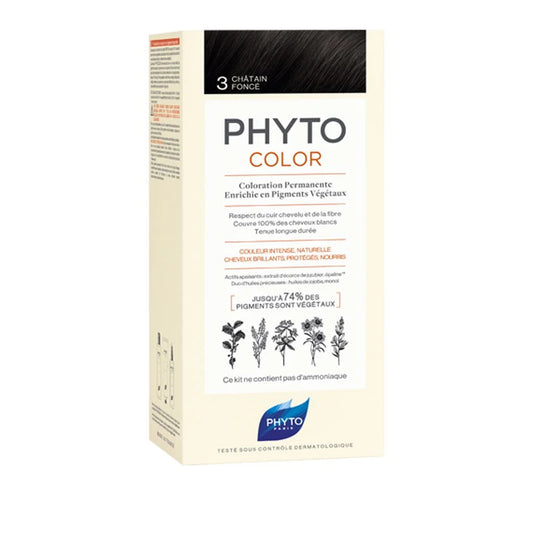 PHYTO COLOR 3 CASTAÑO OSCURO