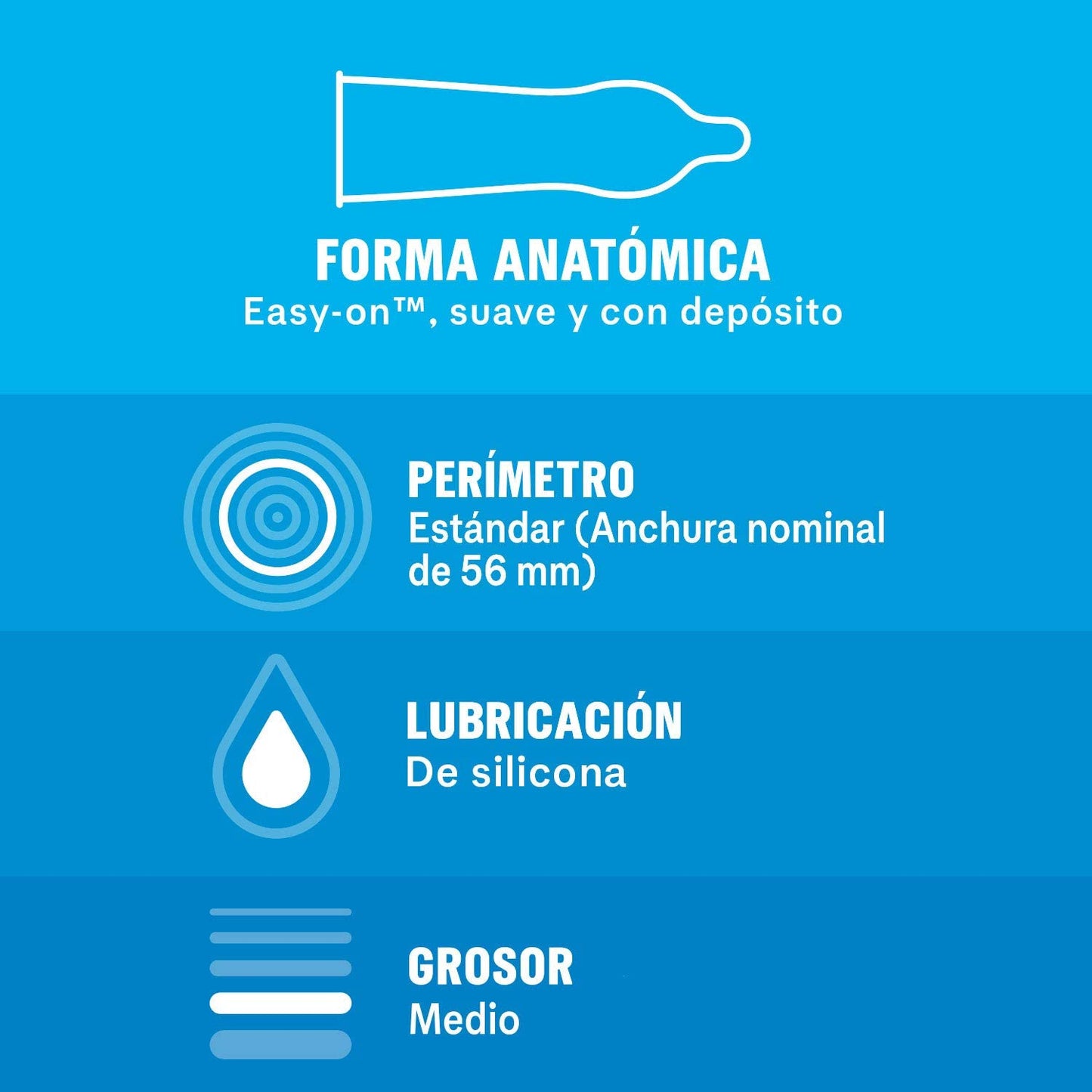 DUREX NATURAL PLUS EASY ON 6 U