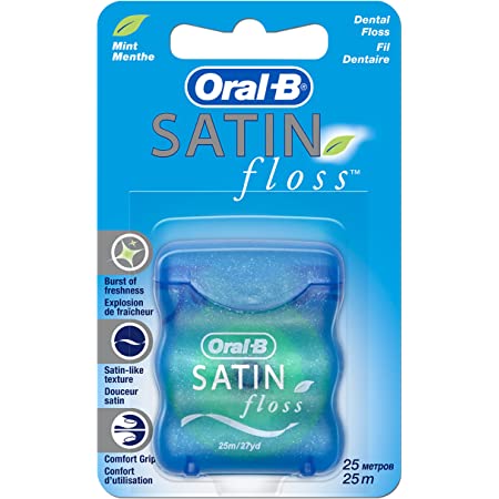 ORAL B SATIN FLOSS MENTA 25M