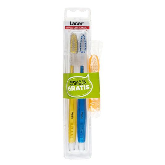 LACER CEPILLO DENTAL ADULTO MEDIO DUPLO