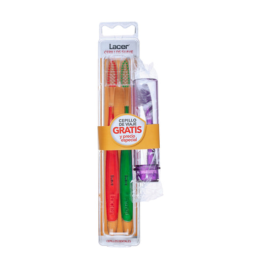 LACER CEPILLO DENTAL ADULTO SUAVE DUPLO