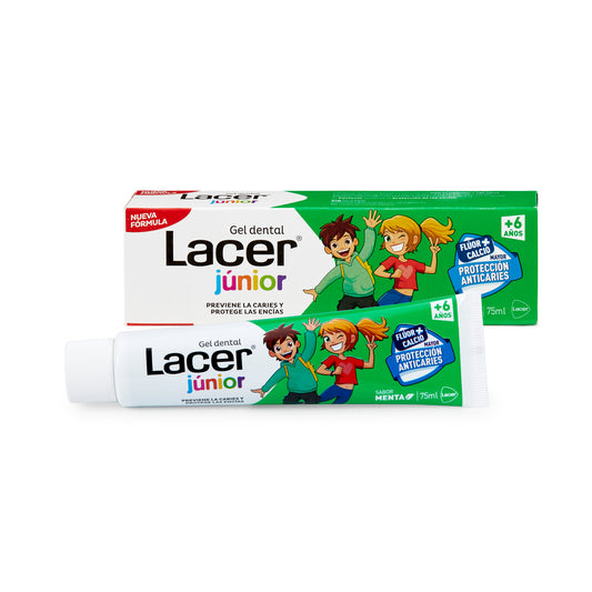 LACER JUNIOR GEL DENTAL 75 ML MENTA