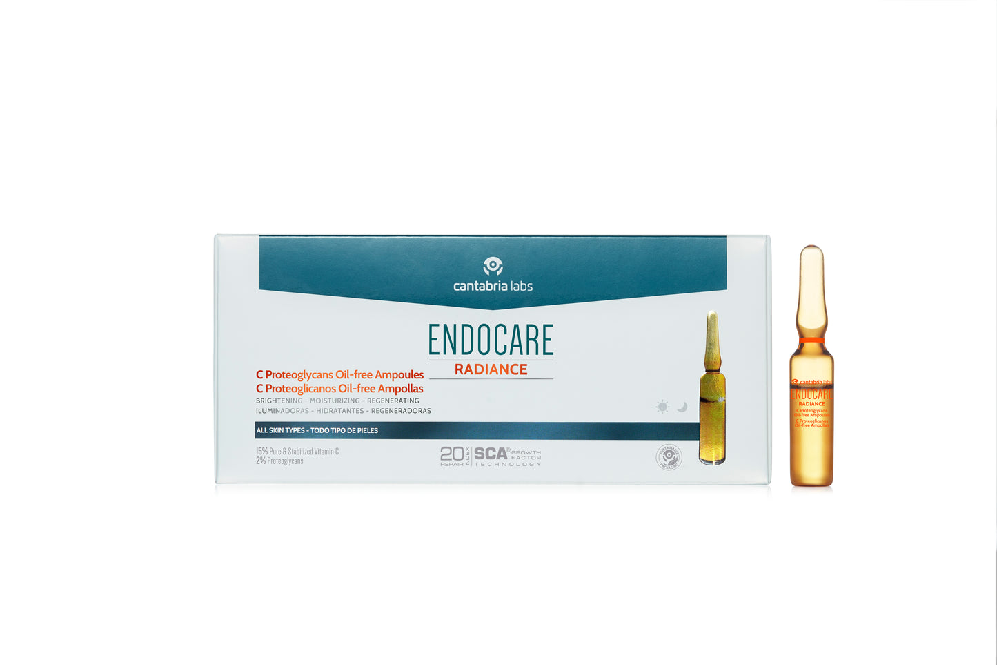 ENDOCARE RADIANCE C PROTEOGLICANOS OILFREE 2ML 30 AMPOLLAS