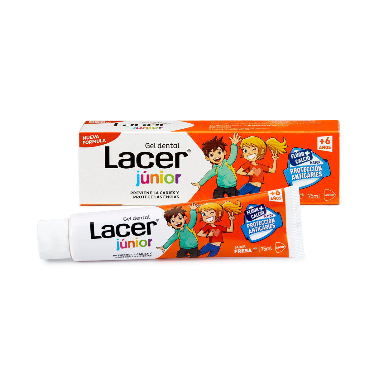 LACER JUNIOR GEL DENTAL 75 ML FRESA