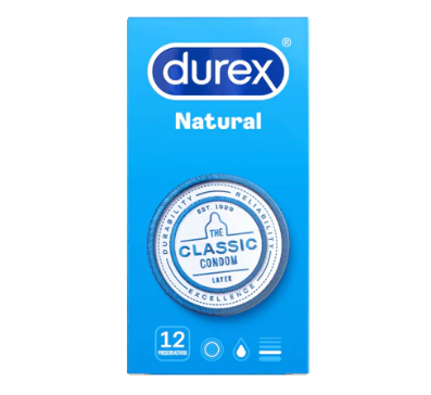 DUREX NATURAL PLUS EASY ON 12 U