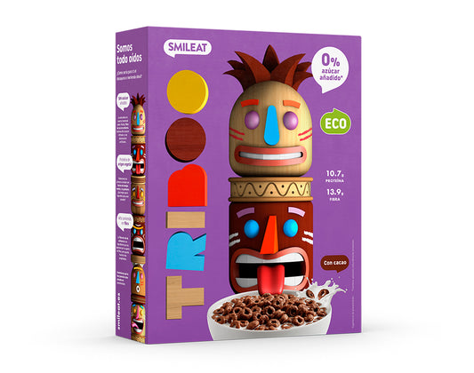 SMILEAT TRIBOO CEREALES ECOLOGICOS CACAO 300G