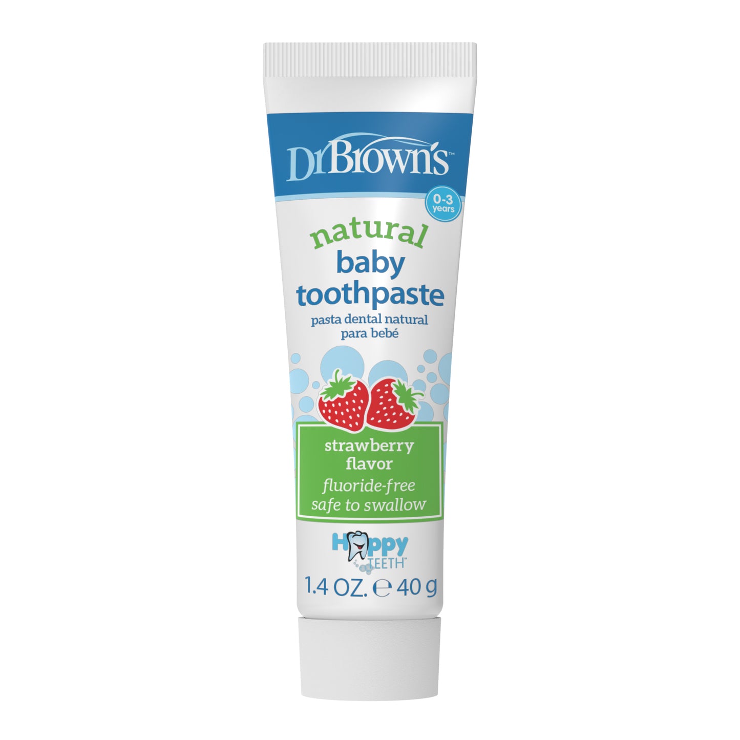 DR BROWNS PASTA DENTAL NATURAL BEBE FRESA 40G