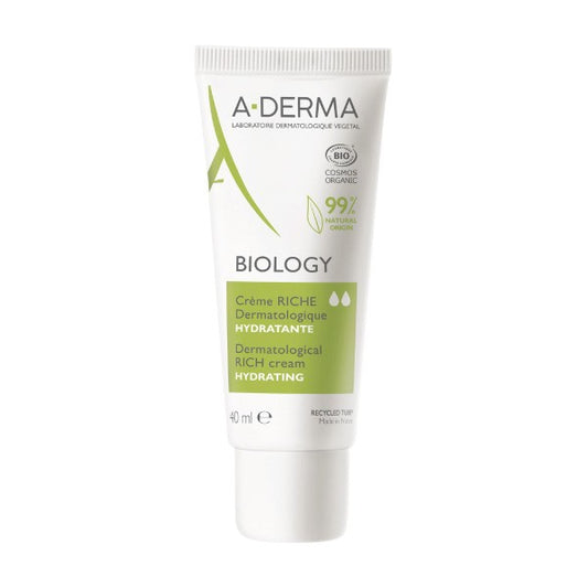 A-DERMA BIOLOGY CREMA HIDRATANTE RICA 40ML