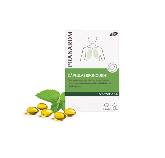 PRANAROM AROMAFORCE BRONQUIOS BIO 30 CAPSULAS