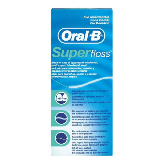 ORAL B SUPERFLOSS 50U