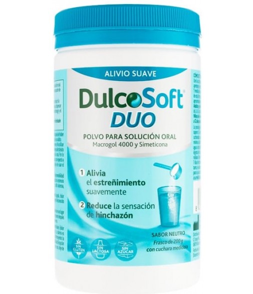 DULCOSOFT DUO MACROGOL 4000 SIMETICONA 200G