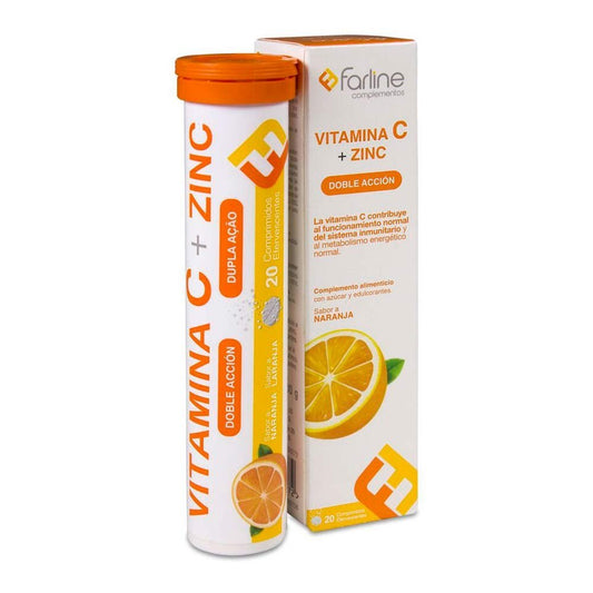 FARLINE VITAMINA C Y ZINC 20 COMPRIMIDOS