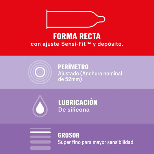 DUREX CONTACTO TOTAL FINO 12 U