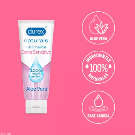 DUREX NATURALS LUBRICANTE GEL EXTRA SUAVE 100ML